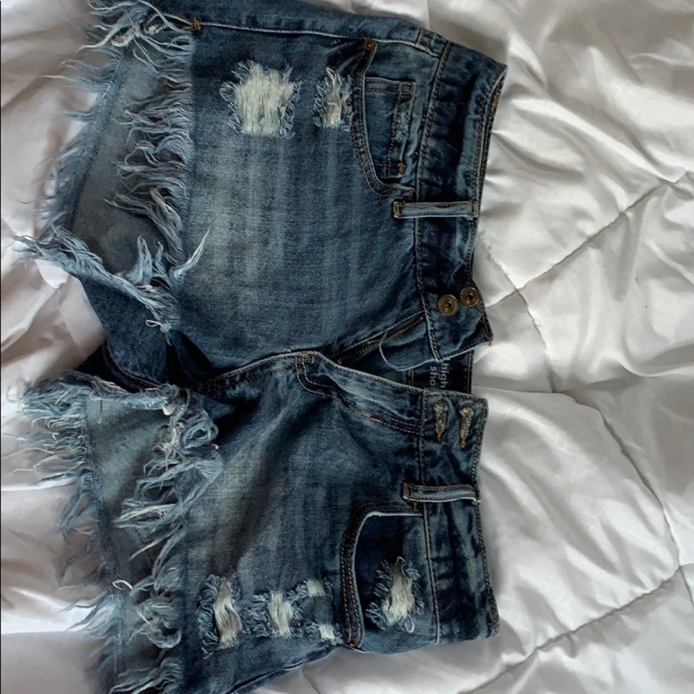 Denim shorts